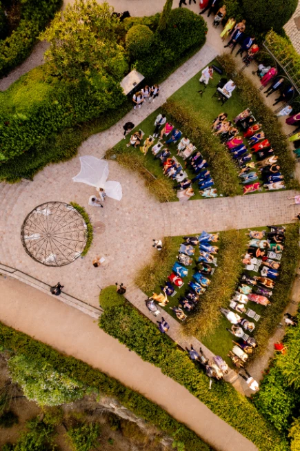 captura de como grabamos un vídeo de boda con drone en Málaga