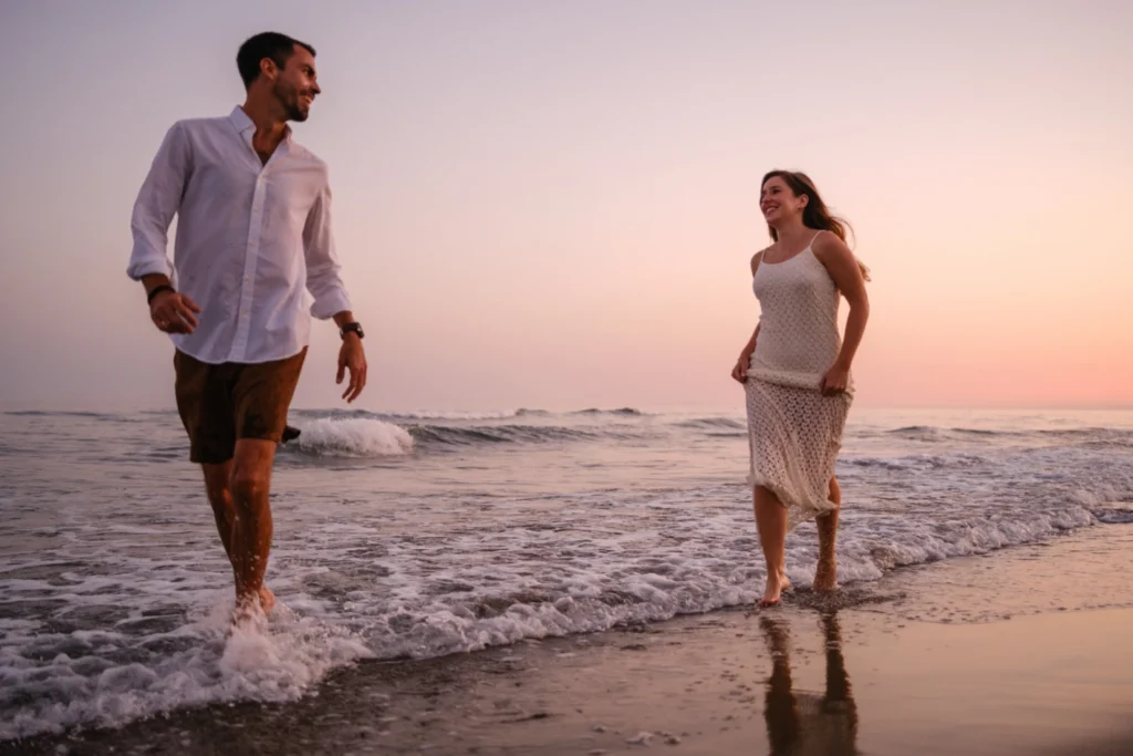 María José y Germán, en su Preboda en la Costa del Sol