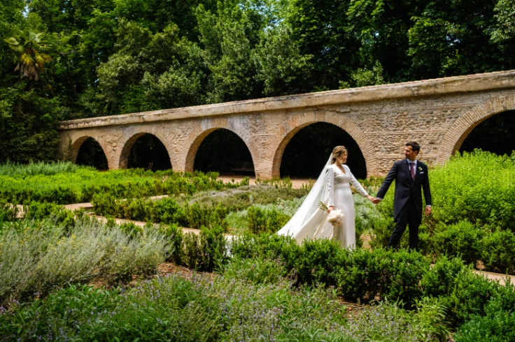 Los jardines de la Alhambra.