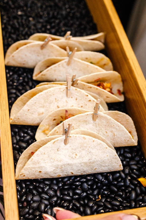 Bandeja de tacos.