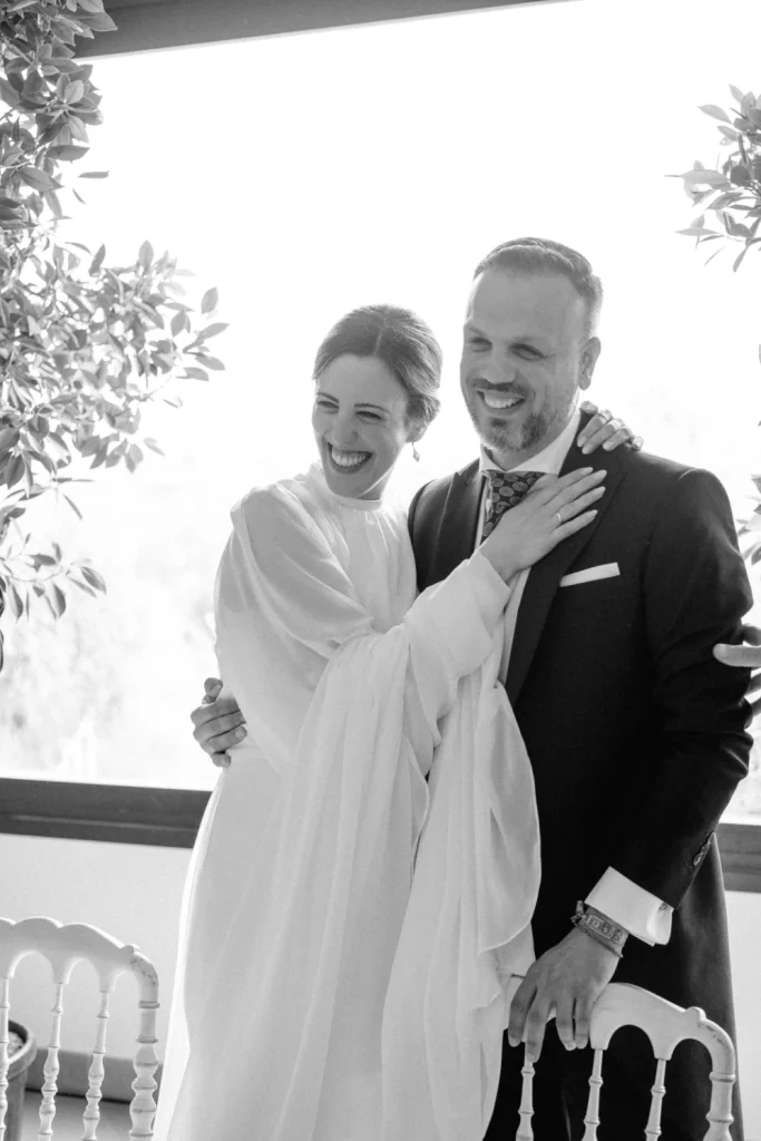 Foto robada de los novios.