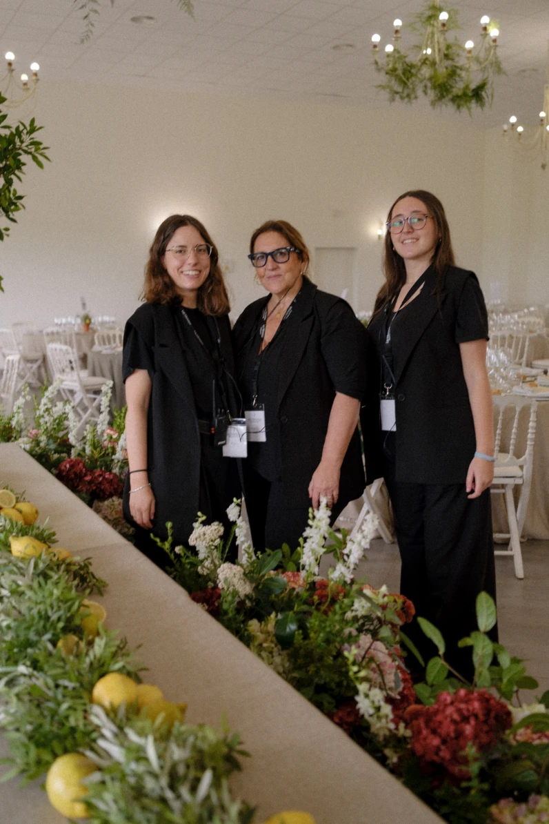 El equipo de wedding planner, las mimosas wedding.