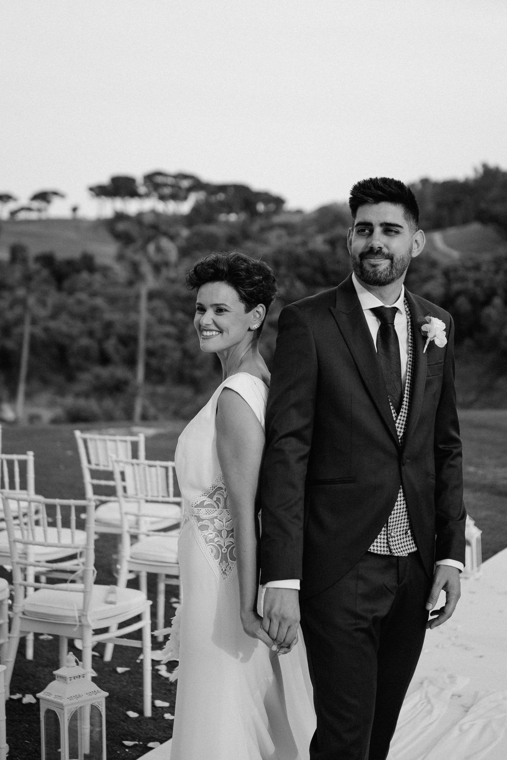 Fotografía durante el posado.